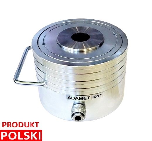 100 ton siłownik przelotowy