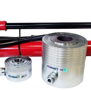 siłownik przelotowy 50 ton 20 ton niski do wyciskania łożysk tulei